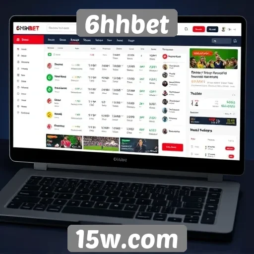 Análise da interface do usuário do site 6hhbet